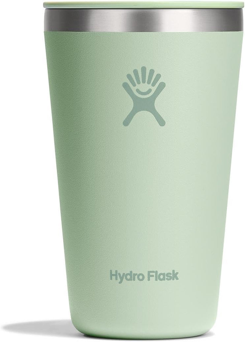 28oz Insulated Straw Tumbler with Leak-Resistant Lid, Stainless Steel Cupholder Friendly Cold Drink Cup for Smoothies, Water & Iced Coffee