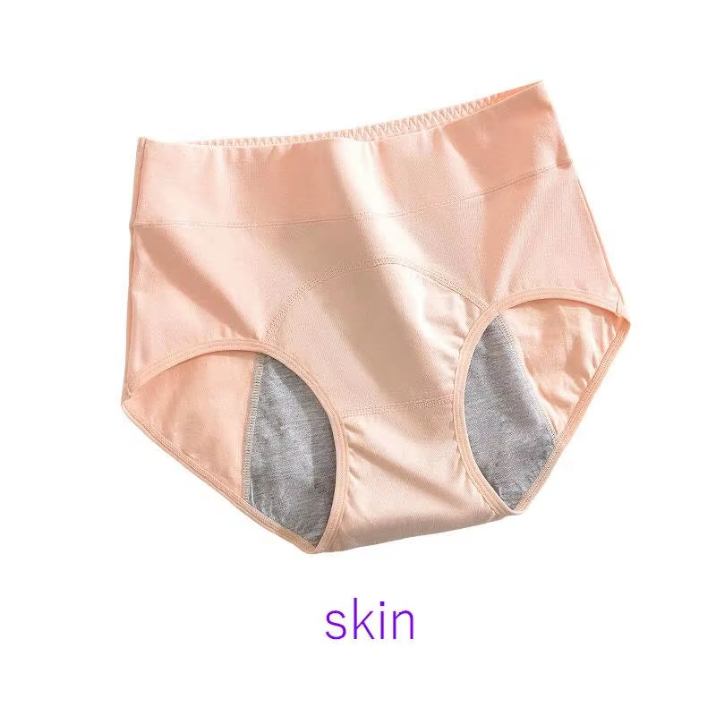 High-Waist Cotton Period Panties for Women – Leak-Proof Menstrual Underwear | Breathable, Reusable & Eco-Friendly Comfort for Confident Protection