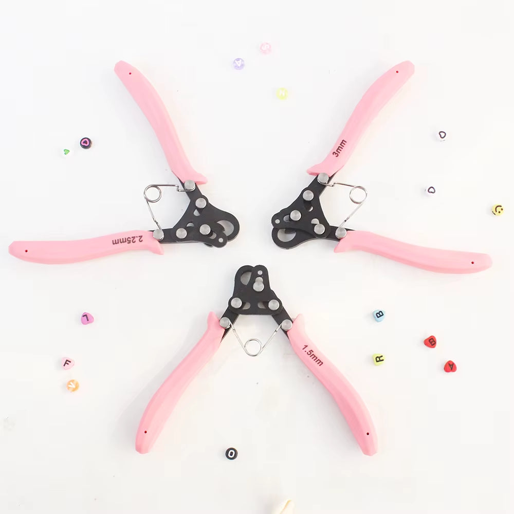 Professional Wire Rolling Plier for Jewelry Making – 1.5/2.25/3mm Multi-Size Round Nose Tool for Wire Wrapping, Ring Bending & C-Ring Craft Design