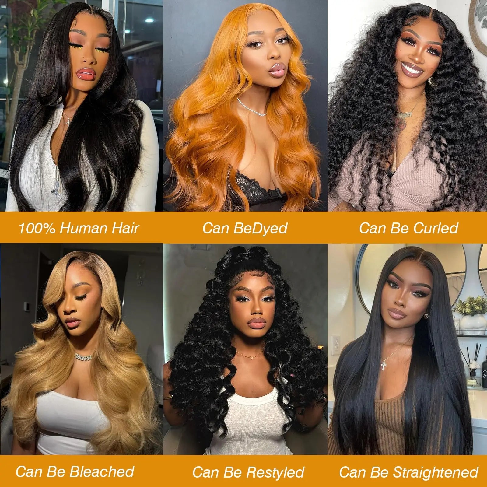 Brazilian Body Wave Hair Bundles 100% Human Remy Hair Extensions Natural Color Weave for Black Women – Soft, Bouncy, Full & Long-Lasting Shine