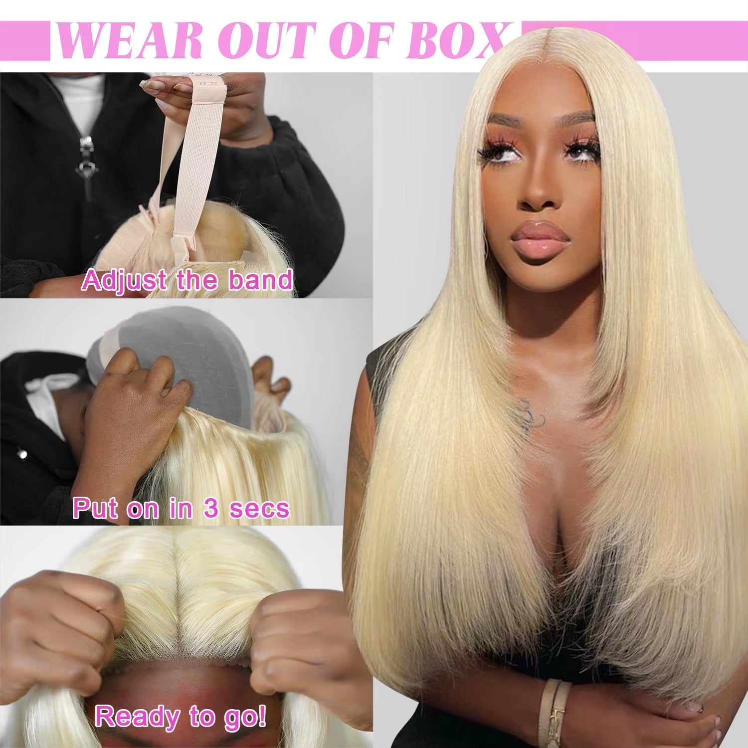 613 Blonde Body Wave Lace Wig – 13x4, 13x6 & 360 HD Lace Frontal | Ready & Go Glueless Vietnamese Raw Human Hair Wig for Natural Look & Easy Install