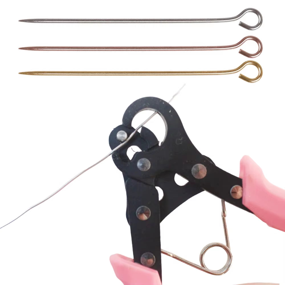 Professional Wire Rolling Plier for Jewelry Making – 1.5/2.25/3mm Multi-Size Round Nose Tool for Wire Wrapping, Ring Bending & C-Ring Craft Design