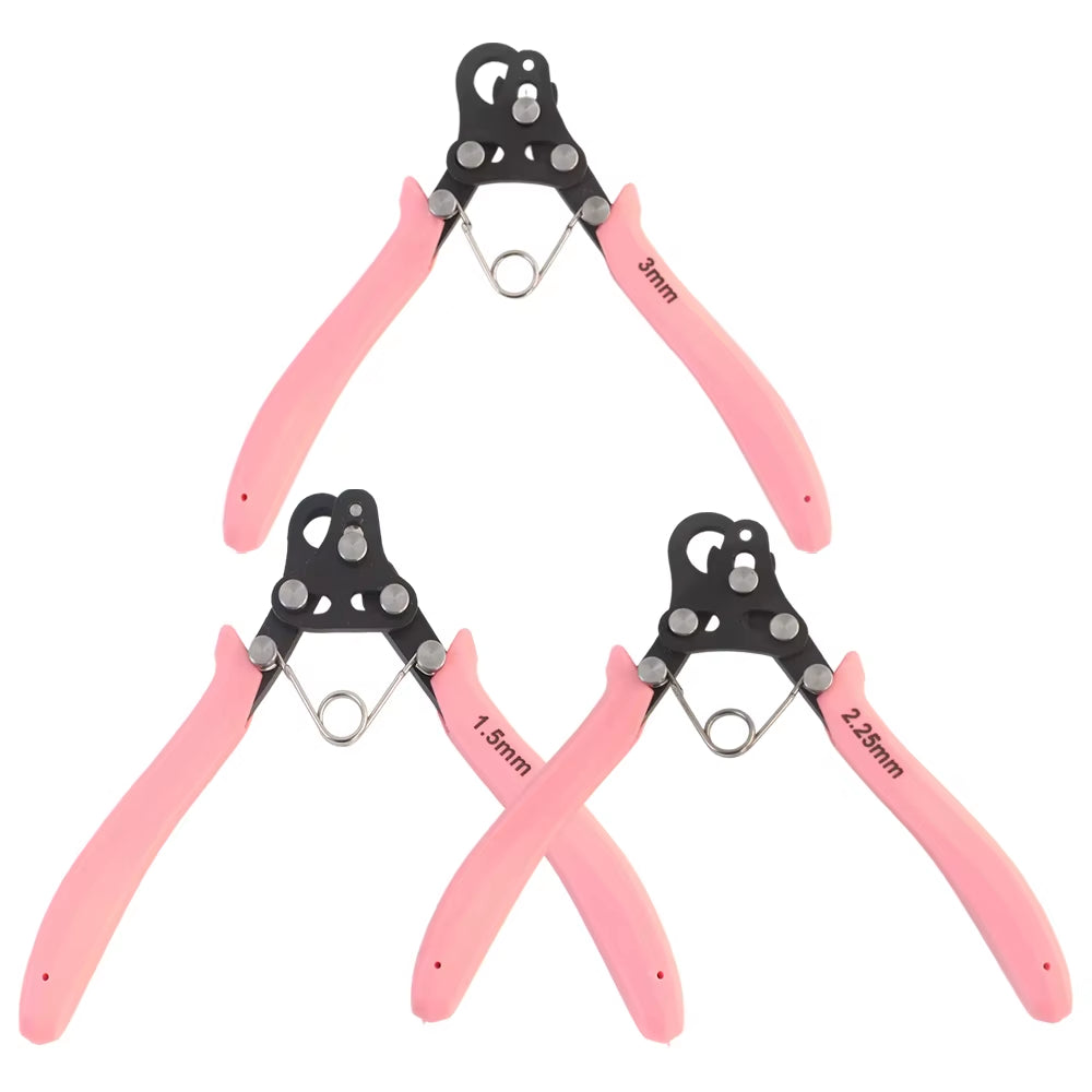 Professional Wire Rolling Plier for Jewelry Making – 1.5/2.25/3mm Multi-Size Round Nose Tool for Wire Wrapping, Ring Bending & C-Ring Craft Design