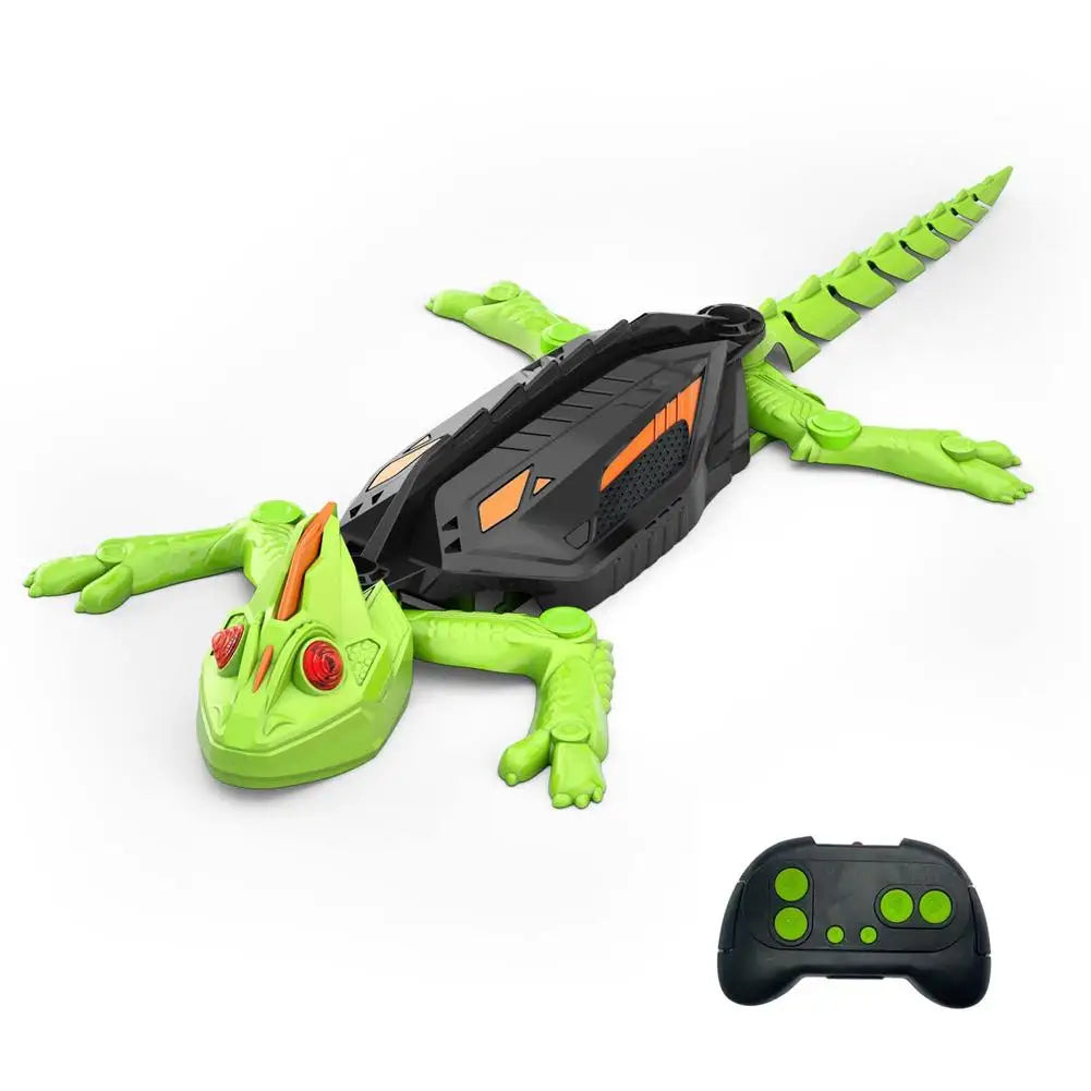 Magic Climber RC Wall-Climbing Lizard Robot Toy – Realistic Remote Control Gecko That Climbs Walls, Glass & Windows | LED Eyes, 360° Moves, Fun STEM Gift for Kids