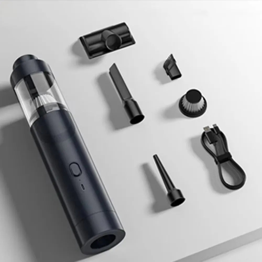 Fanttik Slim V8 Mate/Apex Cordless Car Vacuum – 12000Pa Powerful Suction, Portable Mini Cleaner with Flexible Hose & Pet Brush for Deep Car Detailing