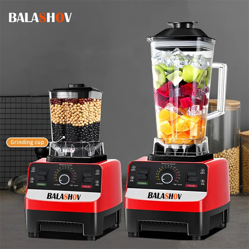 2000W Heavy-Duty Commercial Blender – High Power Smoothie Maker, Ice Crusher & Food Processor | 2L BPA-Free Jar, Stainless Steel Blades, Professional Kitchen Juicer Mixer