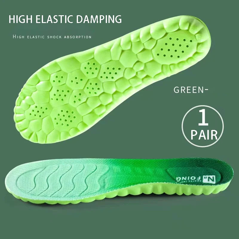 4D Massage Shoes Insoles – Super Soft Latex Sports Insoles for Running, Walking & Basketball | Arch Support Orthopedic Inserts for Men & Women Comfort