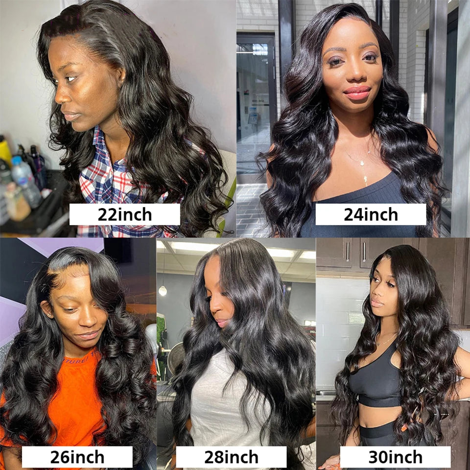Brazilian Body Wave Hair Bundles 100% Human Remy Hair Extensions Natural Color Weave for Black Women – Soft, Bouncy, Full & Long-Lasting Shine