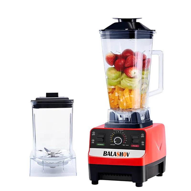 2000W Heavy-Duty Commercial Blender – High Power Smoothie Maker, Ice Crusher & Food Processor | 2L BPA-Free Jar, Stainless Steel Blades, Professional Kitchen Juicer Mixer
