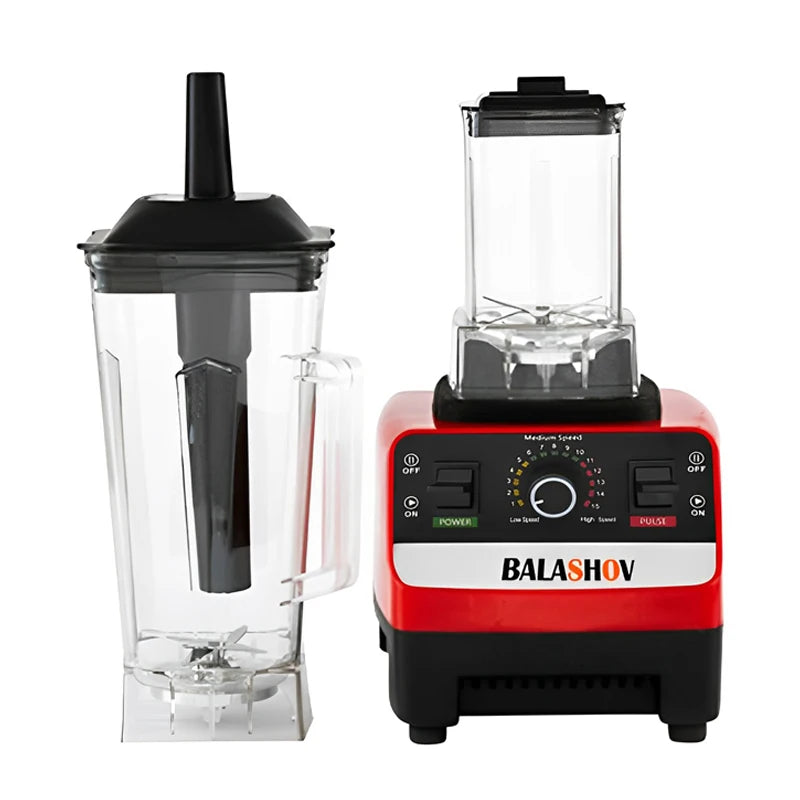 2000W Heavy-Duty Commercial Blender – High Power Smoothie Maker, Ice Crusher & Food Processor | 2L BPA-Free Jar, Stainless Steel Blades, Professional Kitchen Juicer Mixer