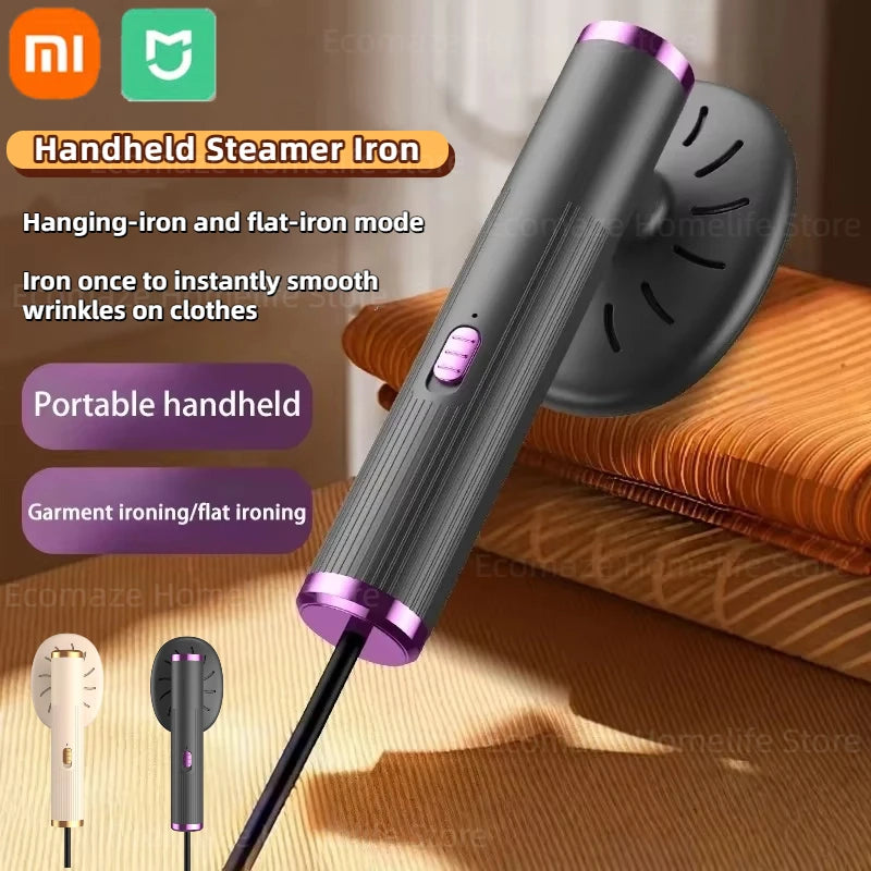 Xiaomi Portable Handheld Steamer Iron – USB Mini Garment Steamer for Clothes | Fast Heating, Travel-Friendly Wrinkle Remover for Home & Office Use