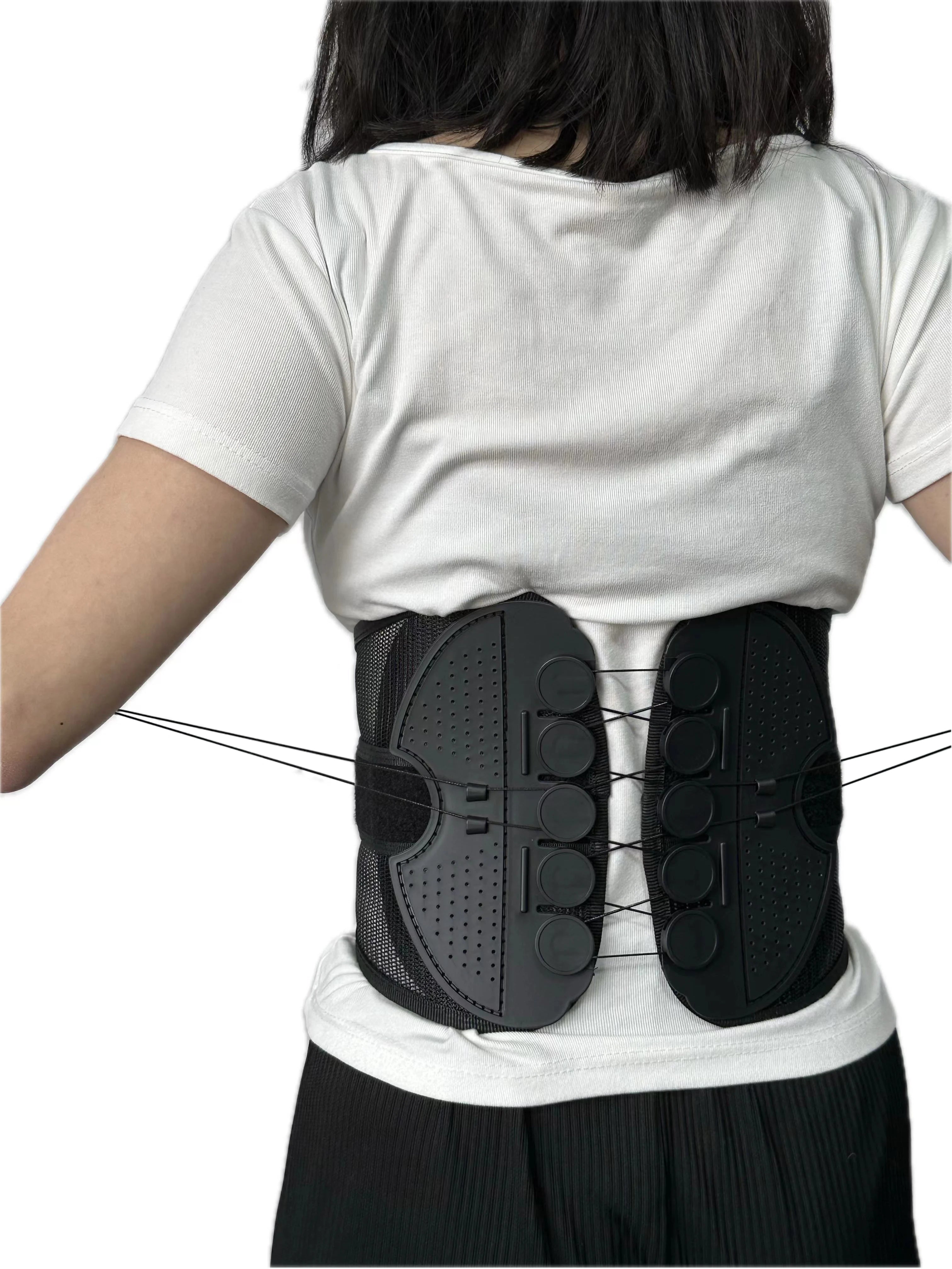 Adjustable Lumbar Support Belt for Men & Women – Breathable Mesh Back Brace for Posture Correction, Lower Back Pain Relief & Daily Comfort