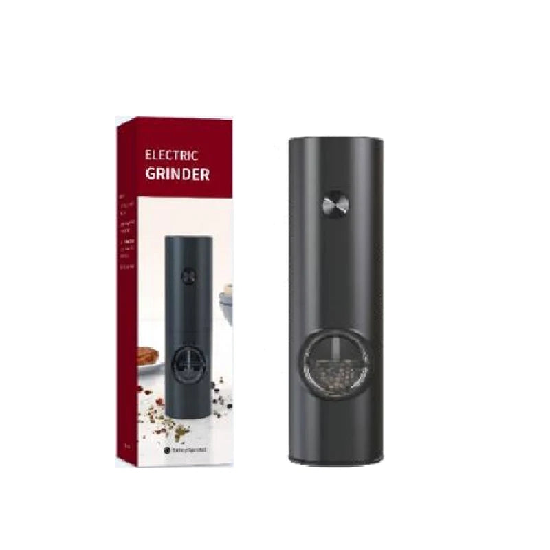 Electric Salt & Pepper Grinder Set with LED Light – Automatic One-Handed Spice Mill, Adjustable Coarseness, Stainless Steel & Ceramic Core Kitchen Tool