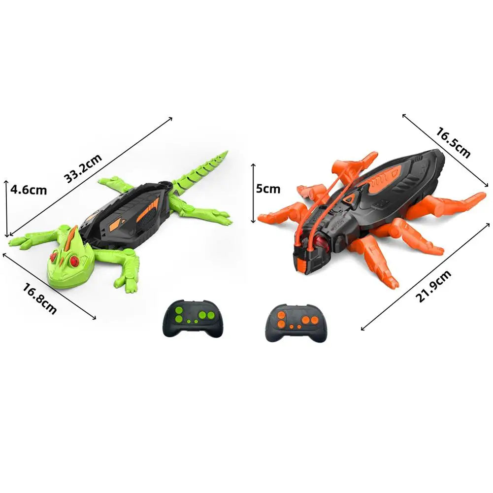 Magic Climber RC Wall-Climbing Lizard Robot Toy – Realistic Remote Control Gecko That Climbs Walls, Glass & Windows | LED Eyes, 360° Moves, Fun STEM Gift for Kids