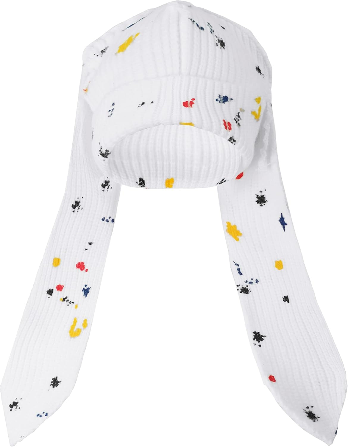 Cute Bunny Ears Knit Beanie - Long Ear Rabbit Crochet Hat, Soft Fluffy Winter Skull Cap for Women & Girls, Warm Slouchy Outdoor Ear Cover & Funny Costume Hat