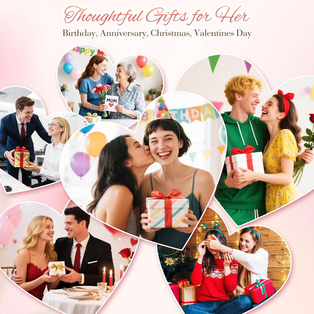 Birthday Gifts for Women Self Care Spa Gift Basket, Pink Relaxation Set with Mug, Candle & Bath Bombs – Perfect for Mom, Sister, Wife, Girlfriend & Friends