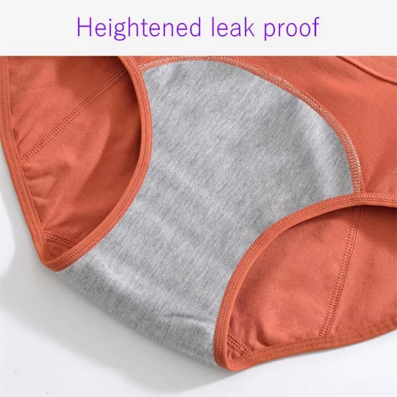 High-Waist Cotton Period Panties for Women – Leak-Proof Menstrual Underwear | Breathable, Reusable & Eco-Friendly Comfort for Confident Protection