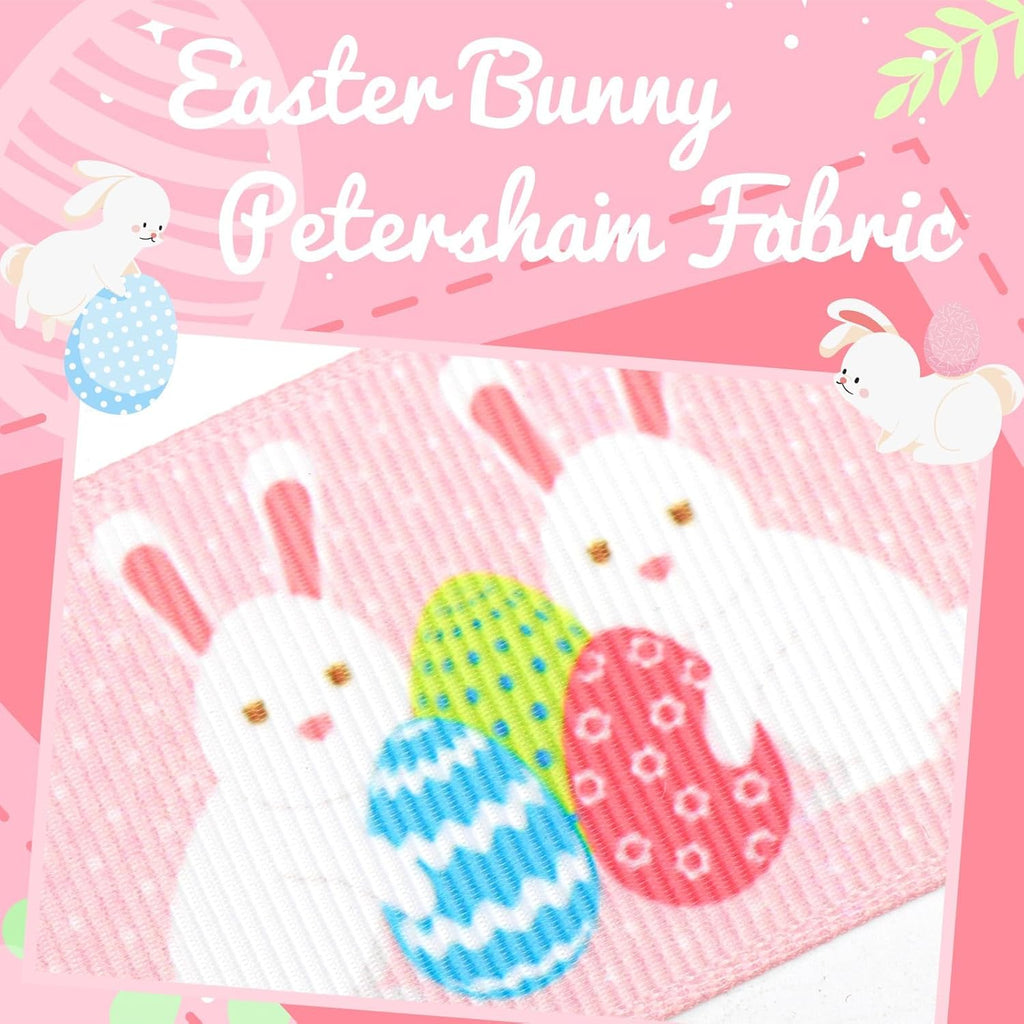 Easter Bunny Ears Hair Bow Clips - 2Pcs Pink Rabbit & Carrot Hairpins for Girls, Cute Handmade Holiday Hair Accessories for Easter Egg Hunts, Parties & Gifts