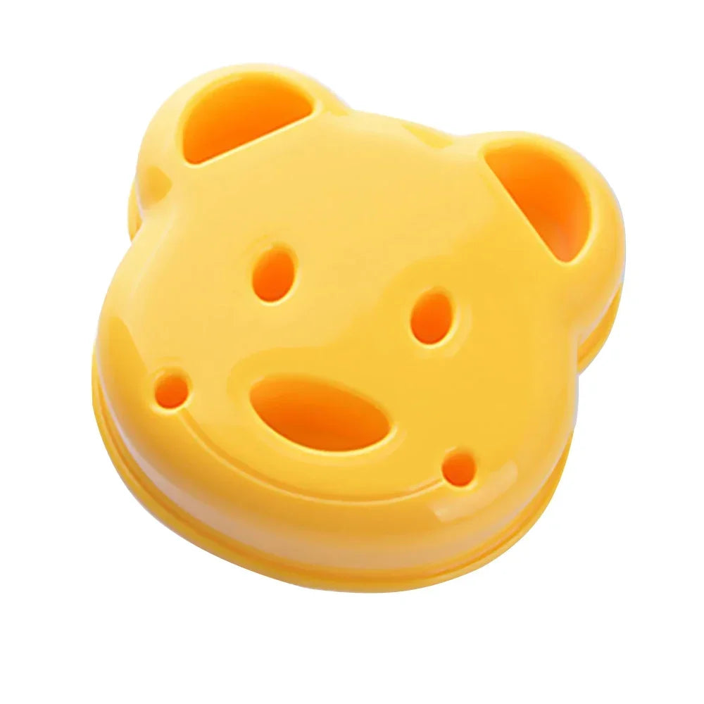 2PCS Sandwich Cutter Mould Set – Cute Bear, Cat, Rabbit & Car Shapes | Kids Bento Bread & Cookie Cutters, Food-Grade Baking Tools for Fun Lunches & Snacks