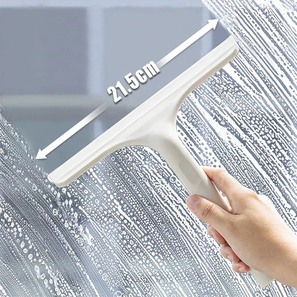 3-in-1 Window Cleaning Squeegee with Spray Bottle & Microfiber Scrubber – Multi-Function Glass Cleaner Tool for Windows, Mirrors & Cars | Streak-Free Shine & Easy Cleaning