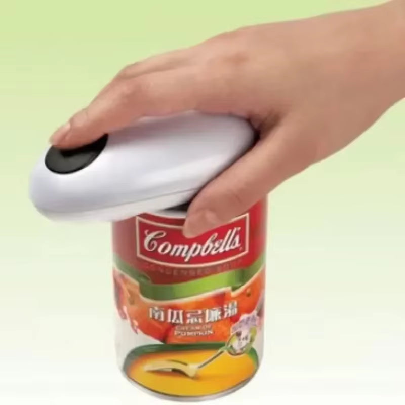 Automatic Electric Can & Jar Opener – One-Touch High-Power Kitchen Gadget for Seniors & Arthritis – Safe, No Sharp Edges, Hands-Free Tin Opener
